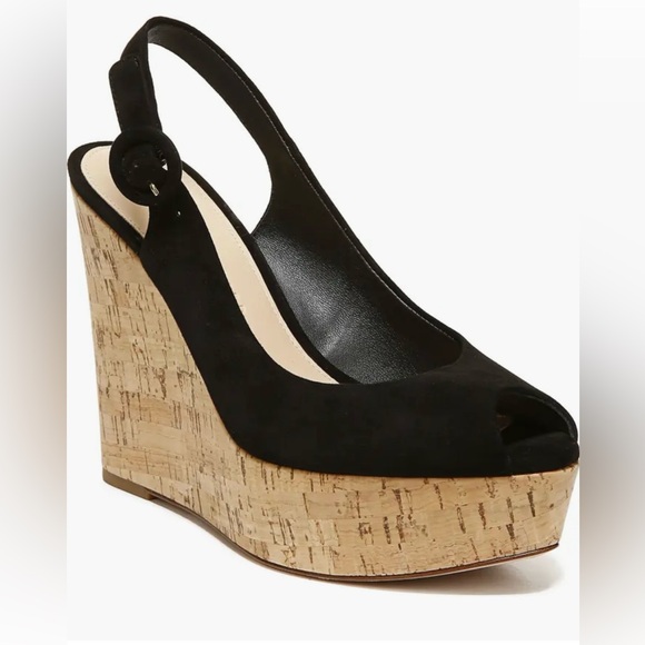 VERONICA BEAR
Dali Sand Suede Peep-Toe Wedge Platform Sandals size 6.5 - Picture 2 of 16